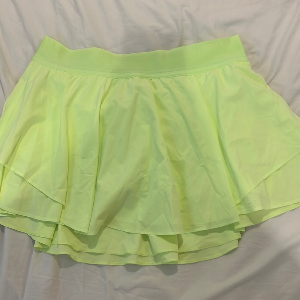 Lululemon court rival high rise skirt- faded zap